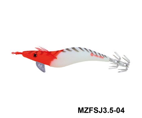 AQUA MARINE - Cloth Squid Jig Lure with Glow (3.5)